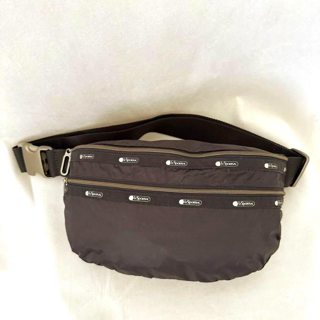 人気色 レスポートサック エッシェンシャル 軽量 ボディバッグ 無地 グレー 銀