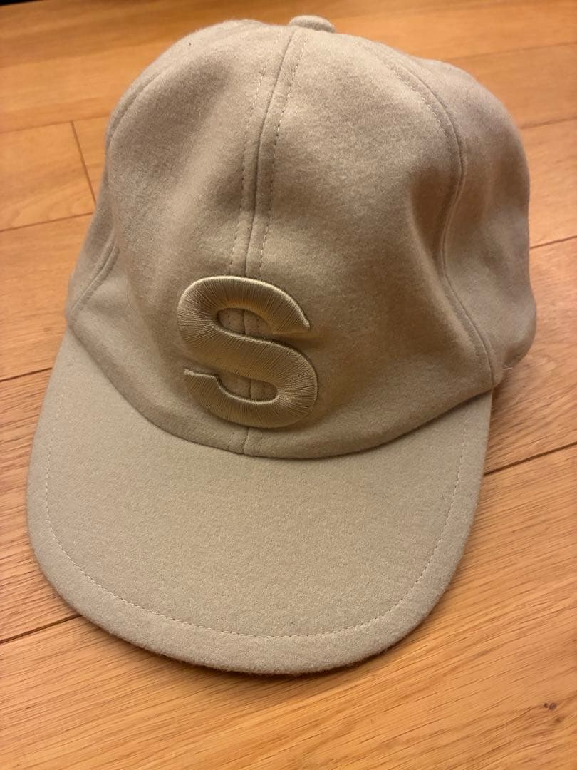 sacaiサカイウールキャップホワイト3