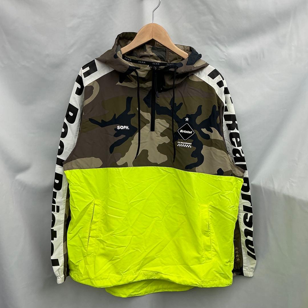 FCRB ハーフジップ アノラック ナイロンジャケット