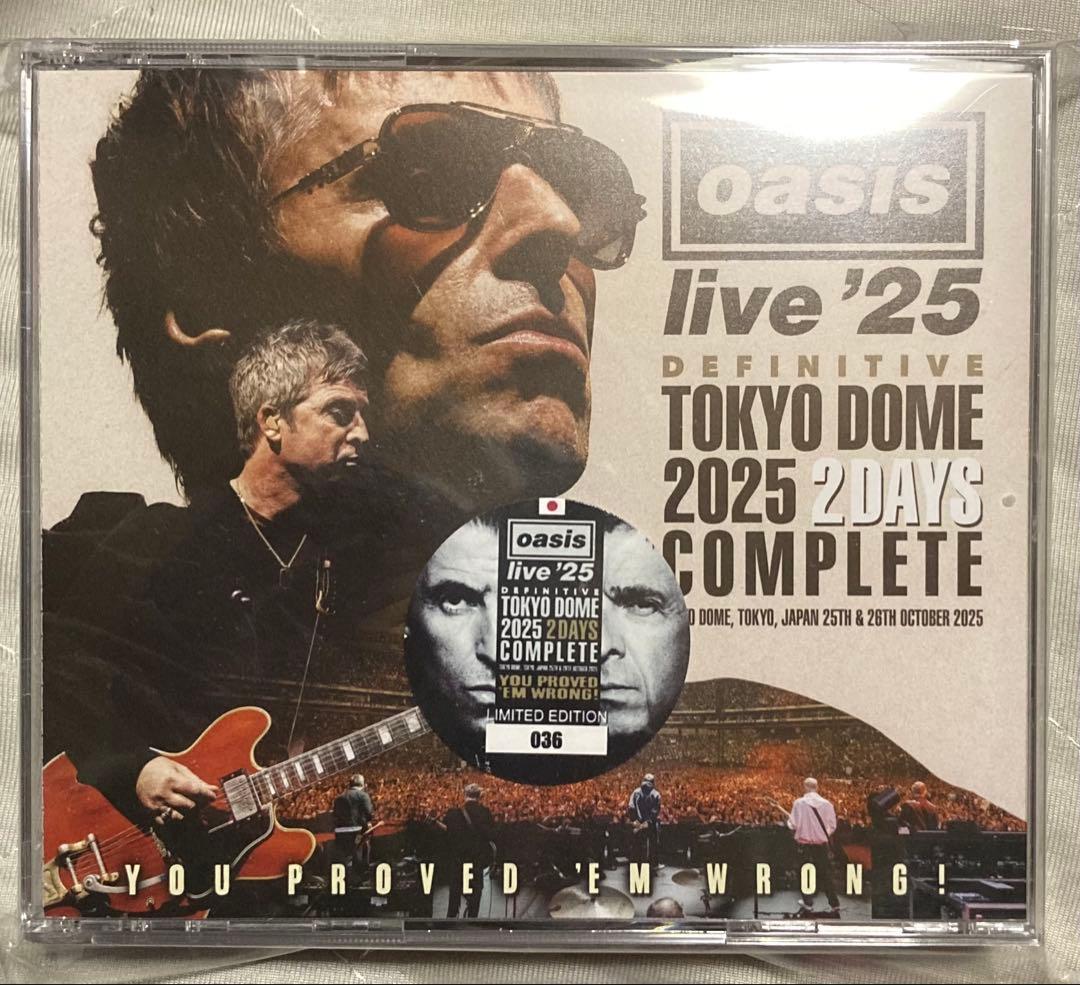 oasis DEFINITIVE TOKYO DOME 2025➕アンプラグド