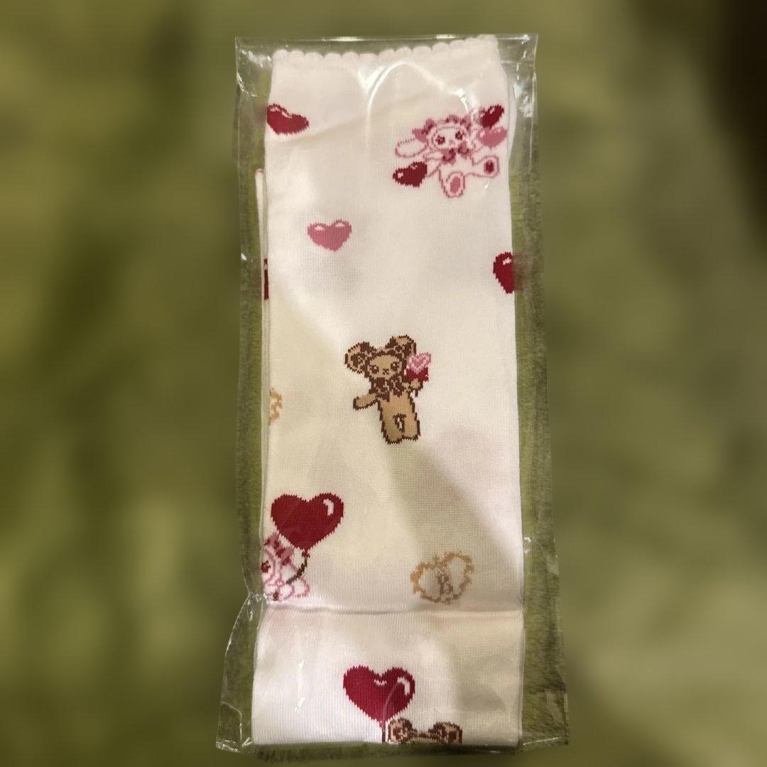 くみゃちゃんのSweet Baby Love Heart柄オーバーニーソックス