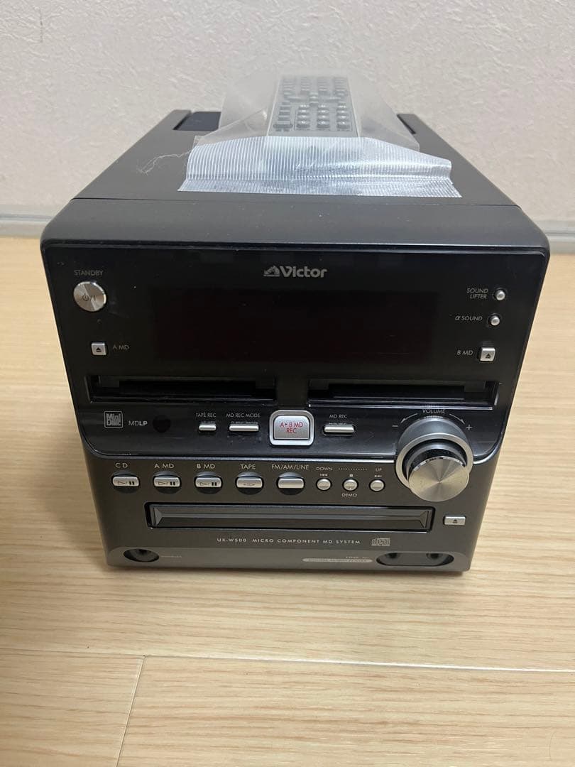 Victor マイクロコンポーネントMDシステム(UX-W500-B)