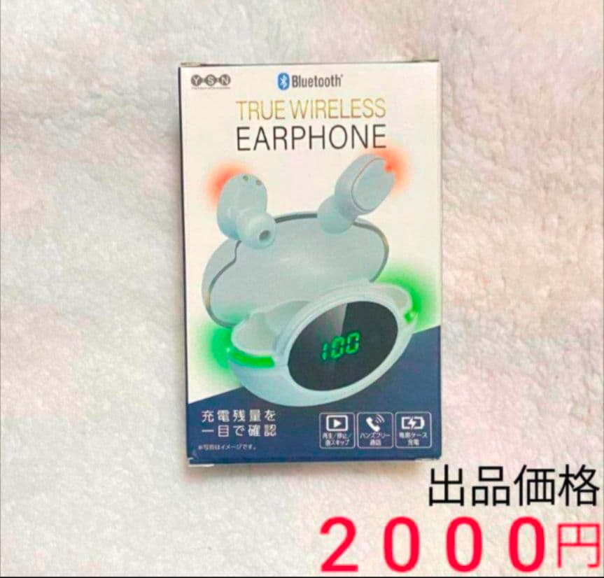 ワイヤレスイヤホン　TRUE WIRELESS EARPHONE
