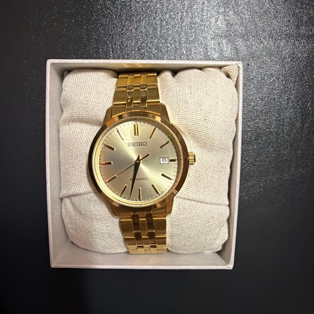 SEIKO 自動巻き ゴールド 時計
