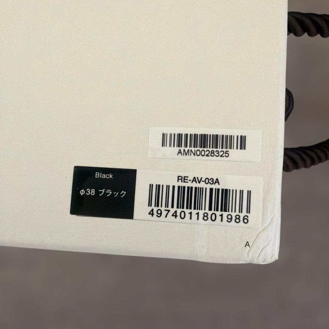 【1度のみ使用】ReFa ブラック カールヘアアイロン　38mm