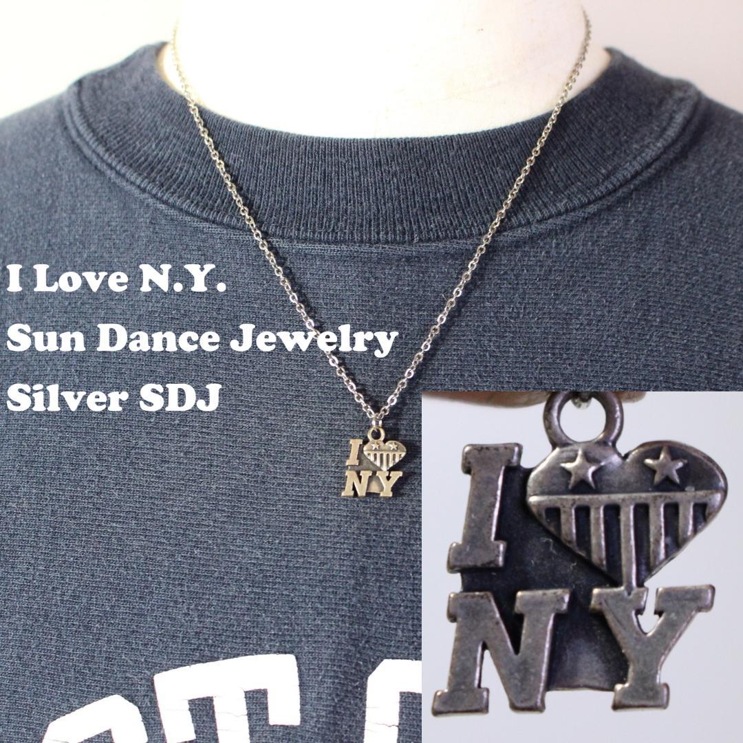 I LOVE NY ネックレス チャーム　シルバー 　SJC サンダンス　925