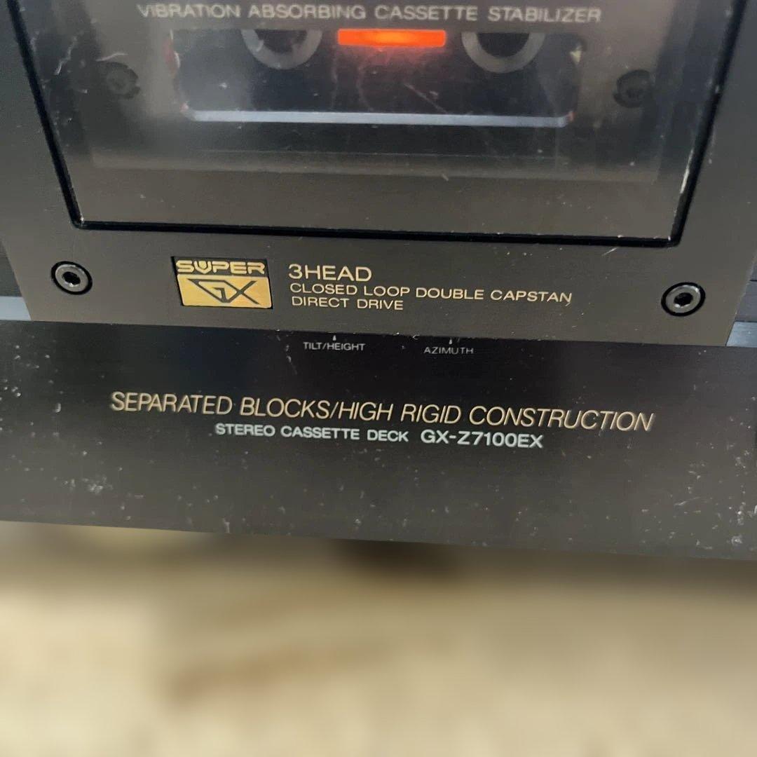 く*ま様 37 A&D GX-Z7100EX ステレオカセットデッキ ジャンク品