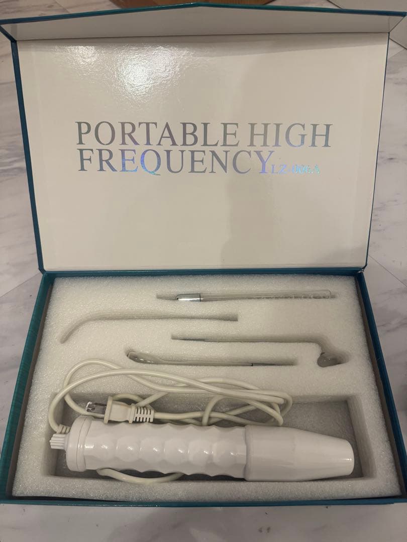 美顔器4点セット☆ポータブル高周波美容器ハイフルクエンシーデバイスセット