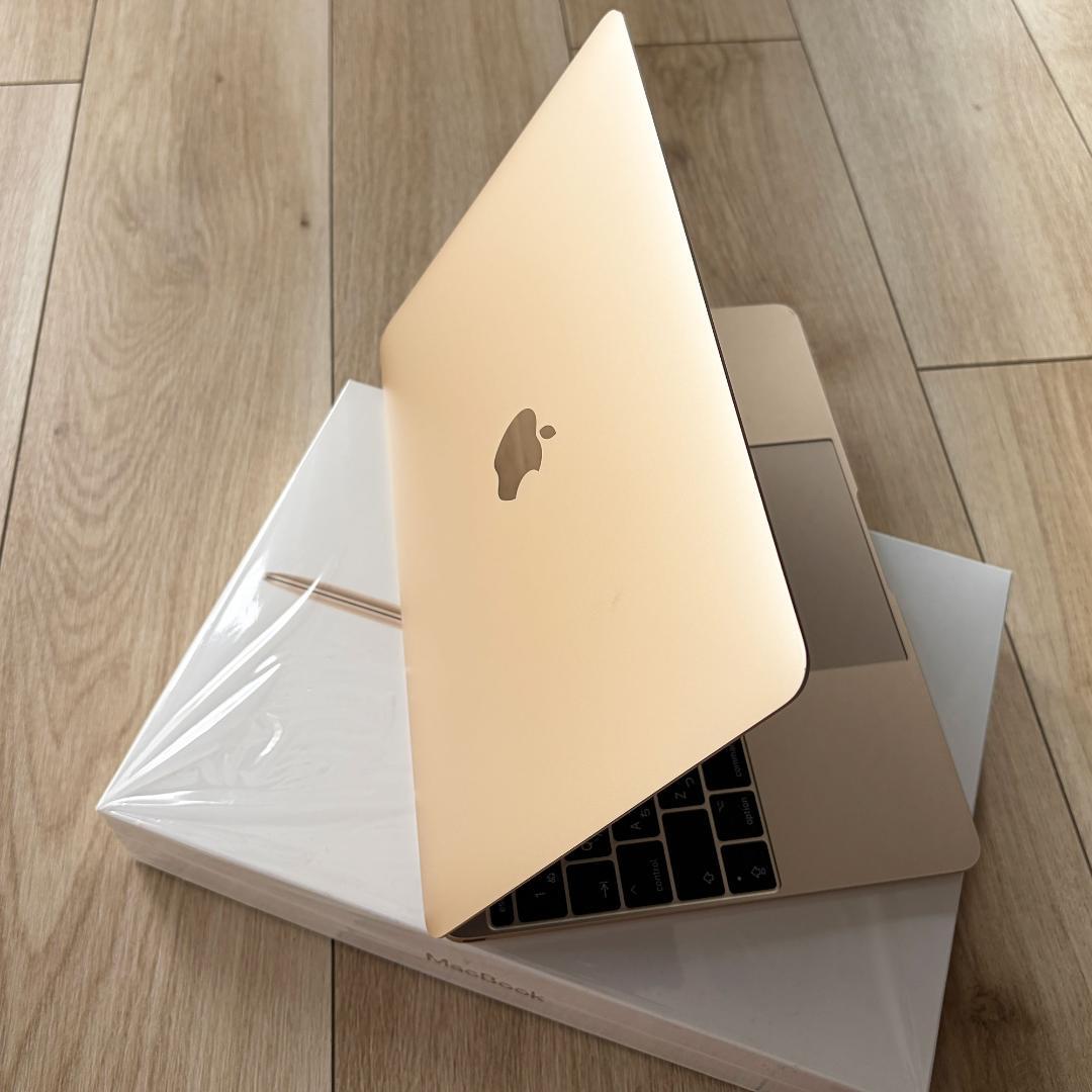 【美品】MacBook12 2017 8GB/256GB ゴールド