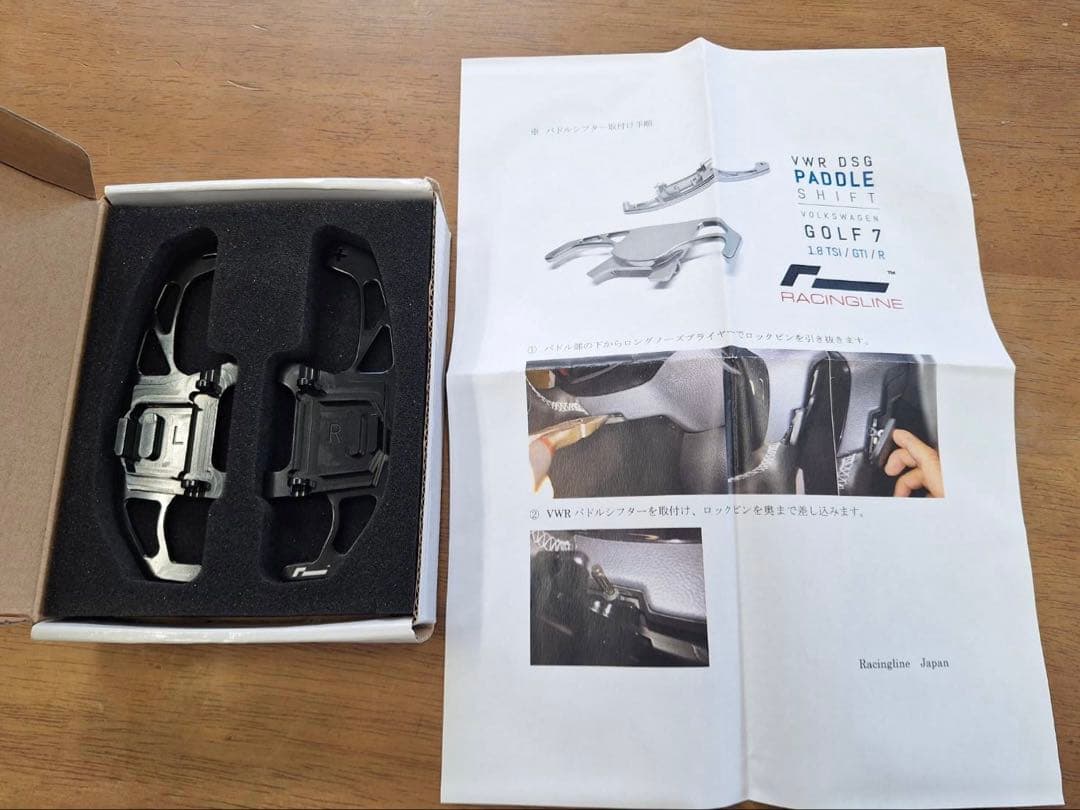ゴルフ7/7.5r.gti レーシングライン　DSGパドルシフト　ピアノブラック