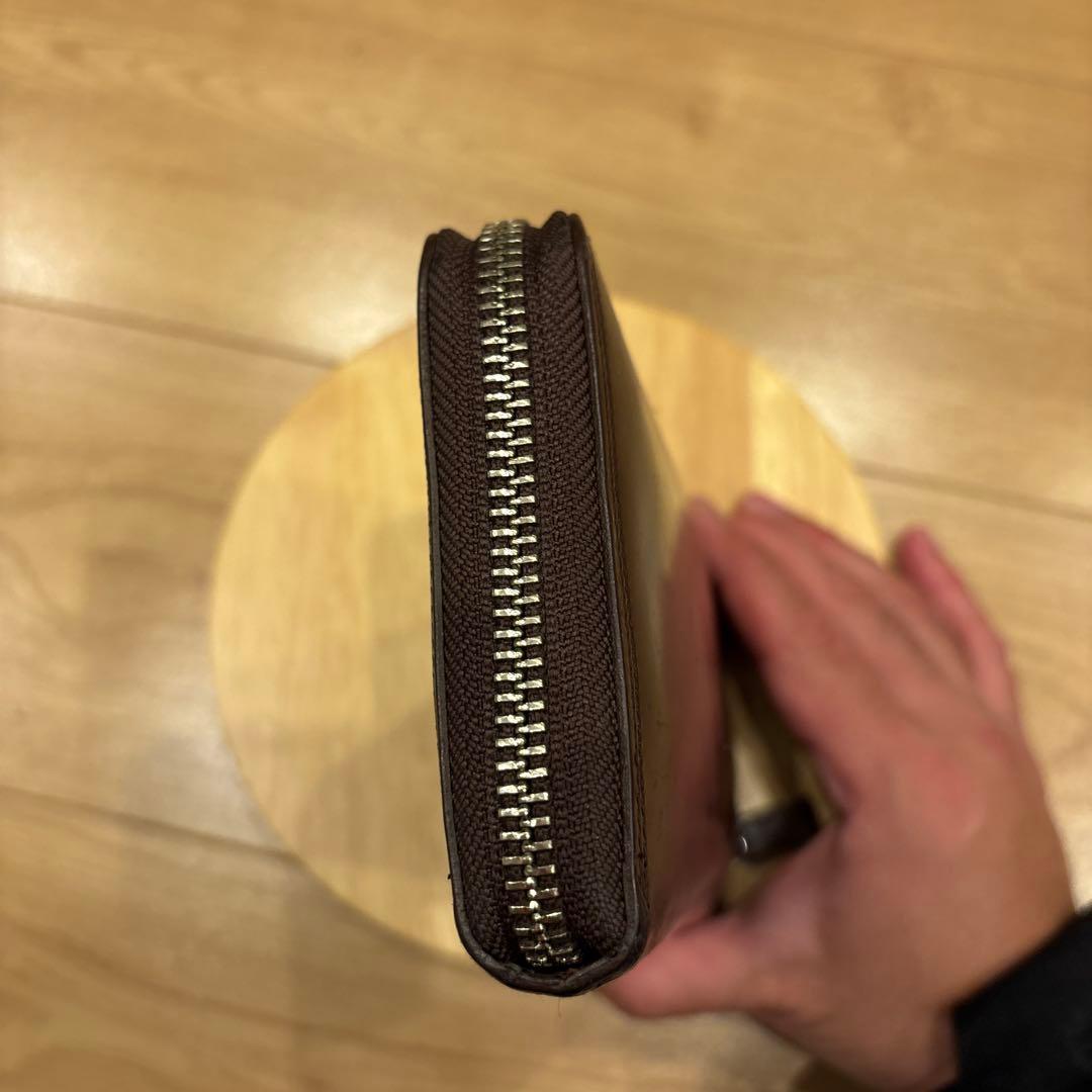 ポーター　吉田かばん　ダークブラウン レザー 長財布