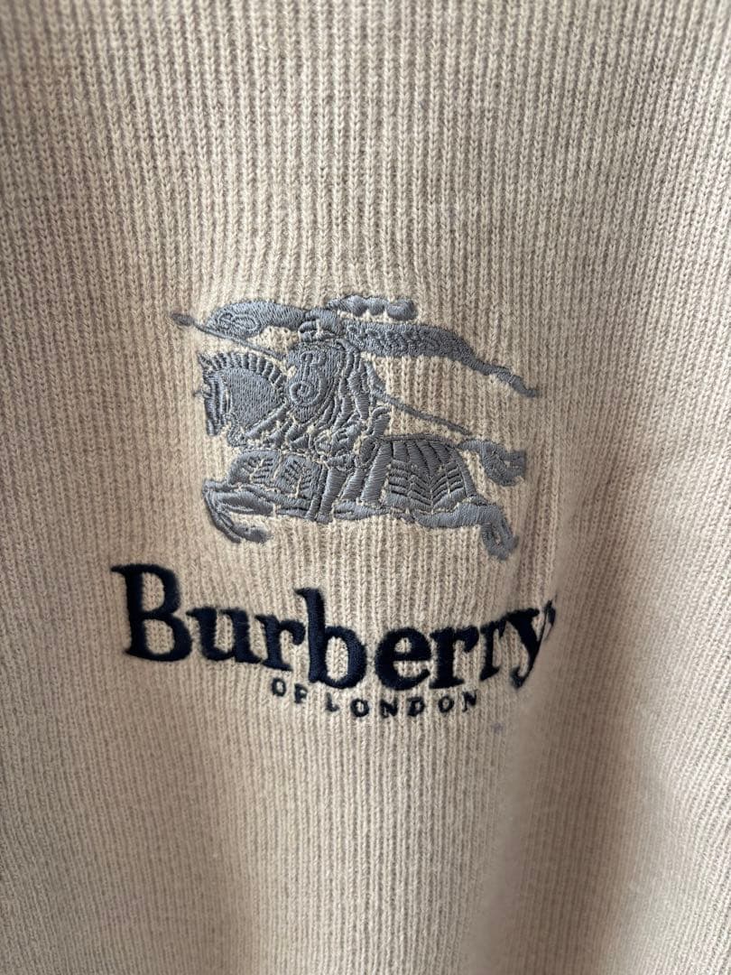 90年代 Burberry London バーバリー ニット ヴィンテージ