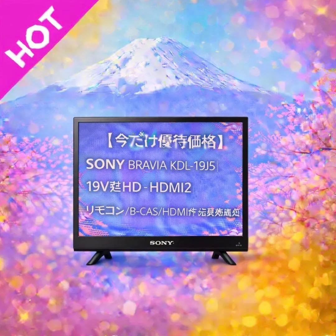【今だけ優待価格】SONY BRAVIA ｜19V型HD・HDMI2｜
