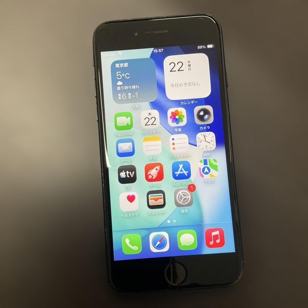 apple iphone SE 第二世代　バッテリー91% ブラック