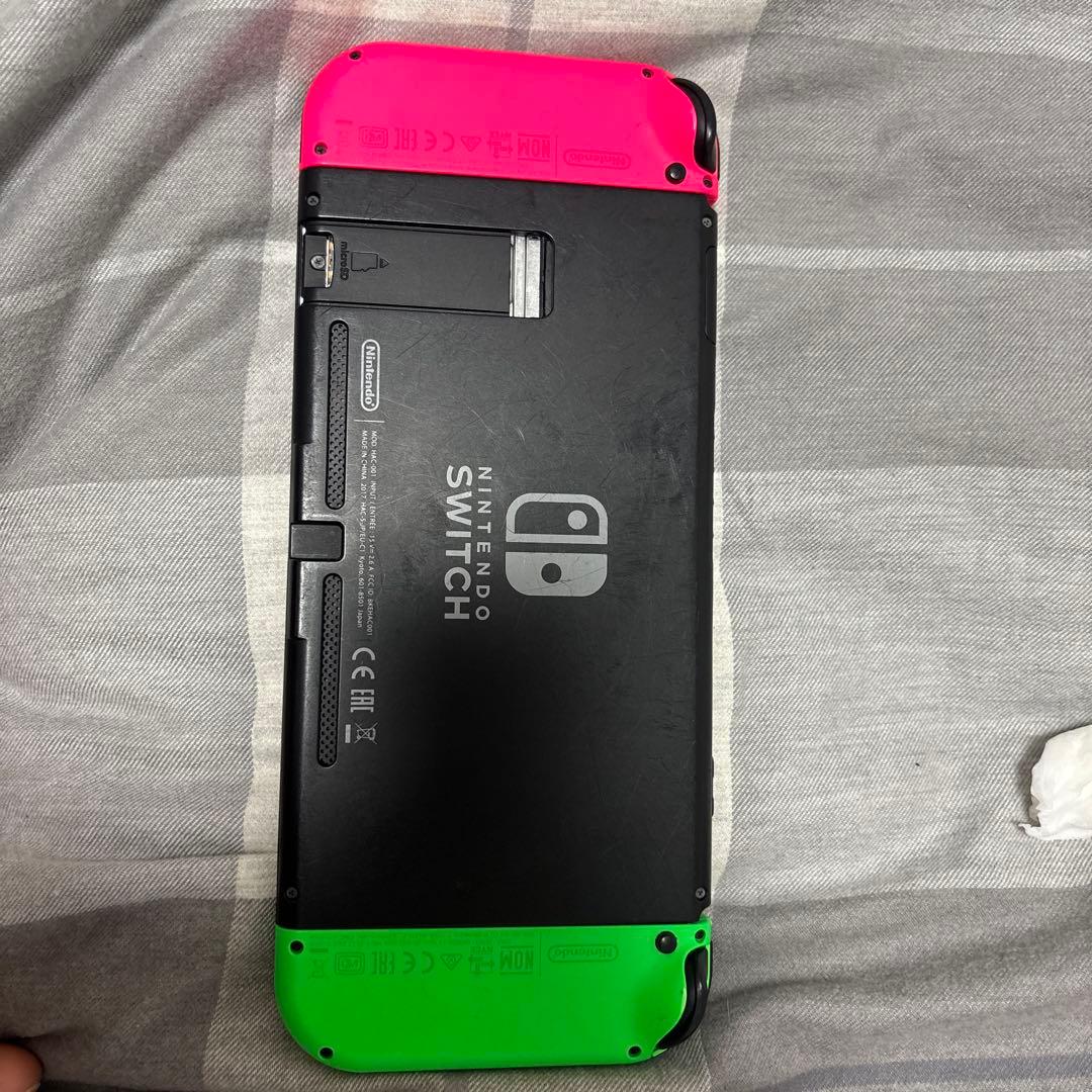 たかはしNintendo Switch 本体　美品　グリーンピンク