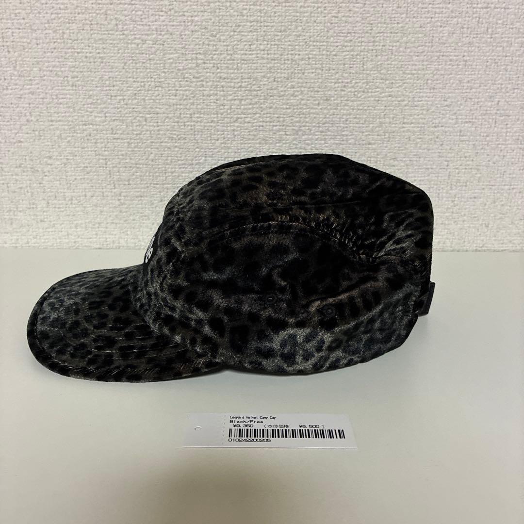 帽子 supreme Leopard Velvet Camp Cap