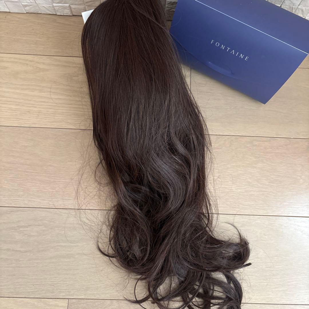 FONTINE ブラウン ロングウィッグ