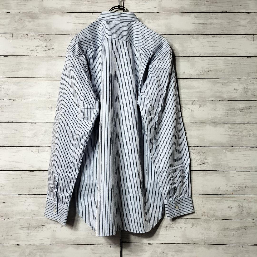コムデギャルソンシャツ パッチワークシャツ 長袖 ストライプ ドッキング