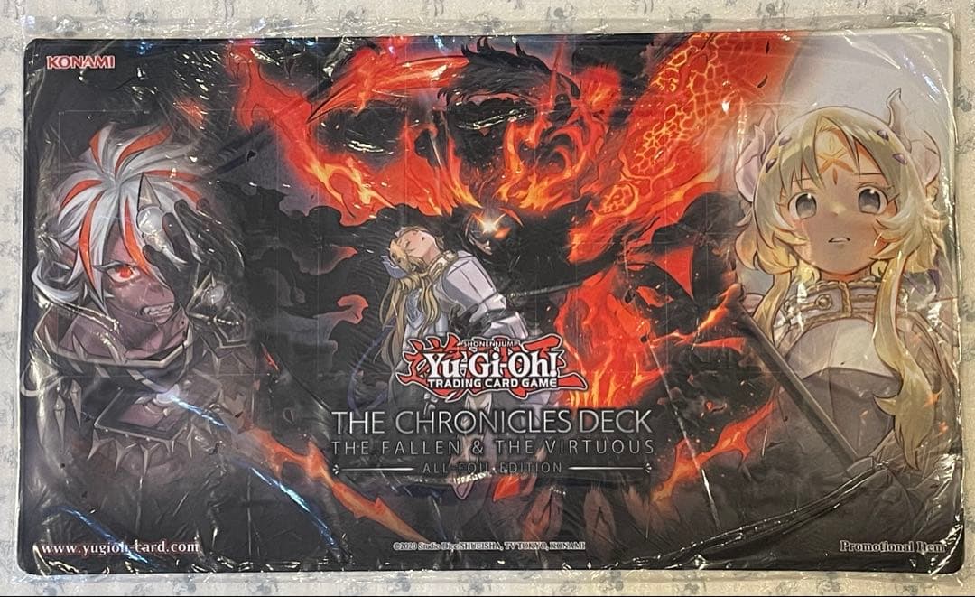 新品 the fallen & the virtuous プレイマット 遊戯王