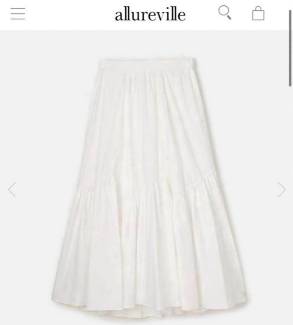アルアバイル　ルルウィルビー バイヤス切替ギャザースカート