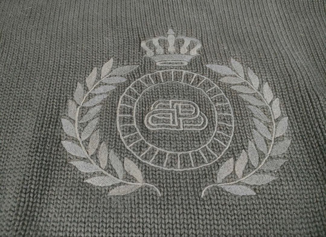 BALENCIAGA バレンシアガ BB 刺繍 ニット メンズ トップス 希少S