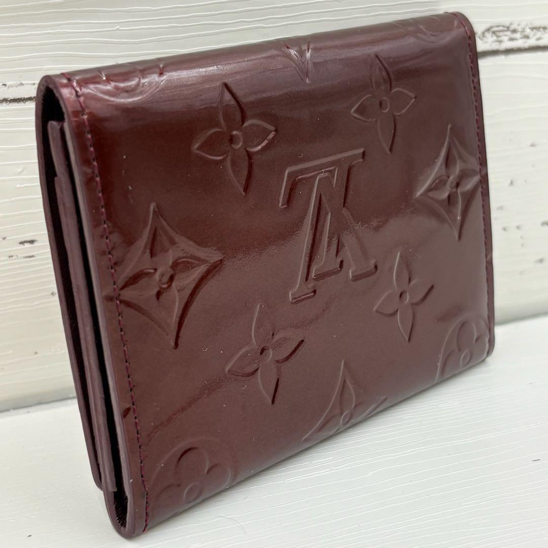 【極美品】アンヴェロップカルトドゥヴィジット カードケース ヴェルニ 名刺入れ