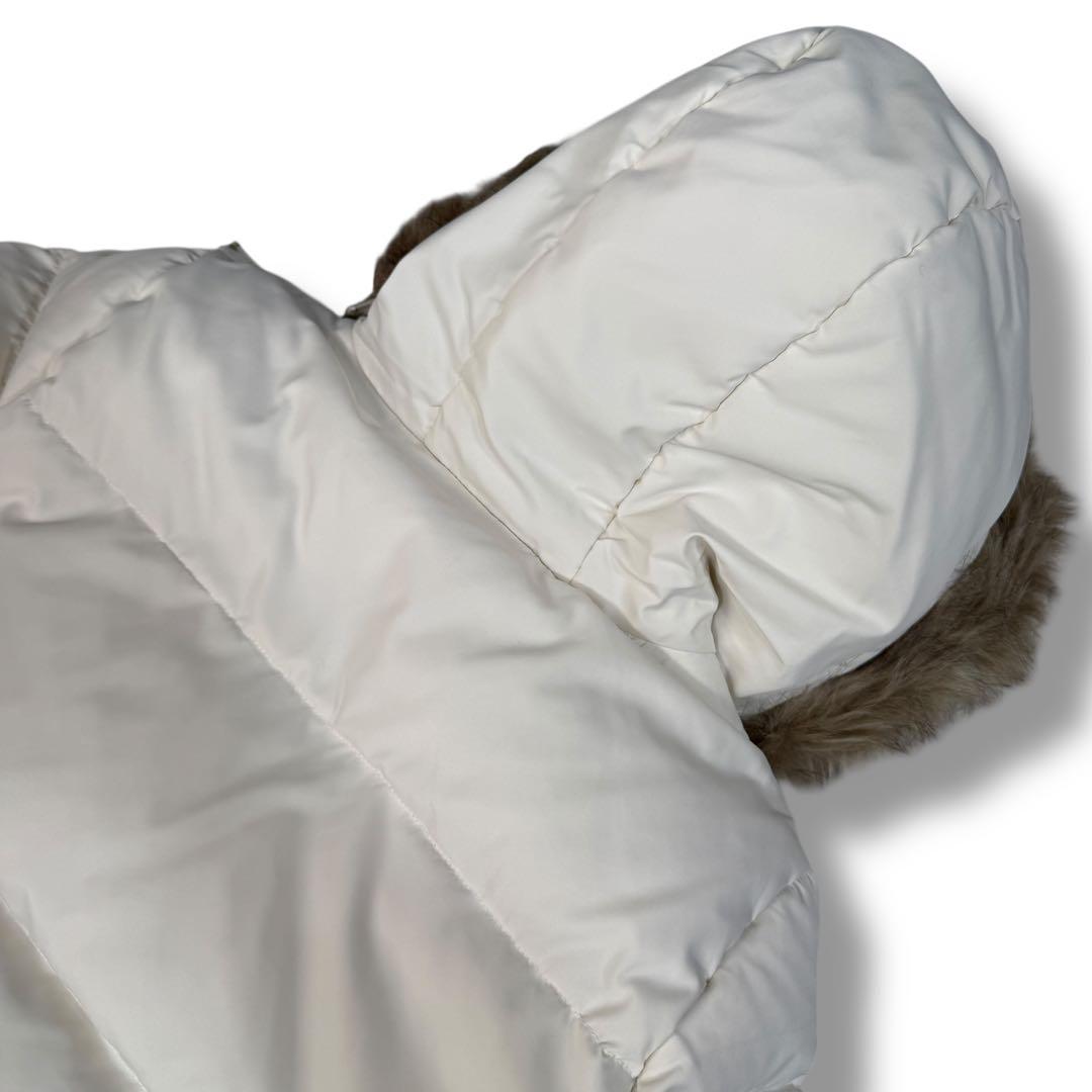 美品 ローレン ラルフ ローレン ファー 裏ボア 2way ダウンジャケット S