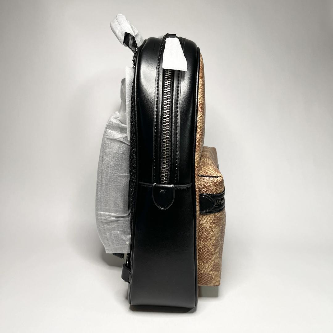 【新品未使用】COACH コーチ チャーター パック・シグネチャー ボディバッグ