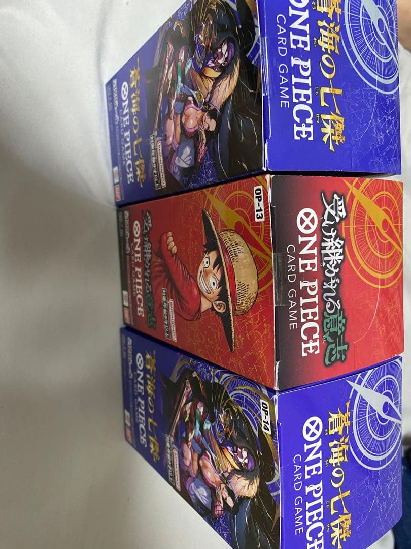 ワンピースカードゲーム ブースターパック「受け継がれる意志」と「蒼海の七傑」