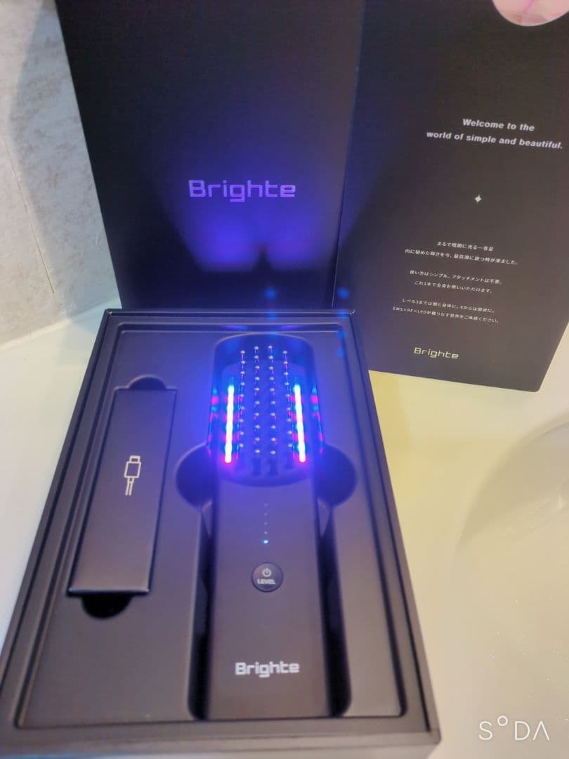 ブライト Brighte ブラシ型美顔器 ELEKI BRUSH＋