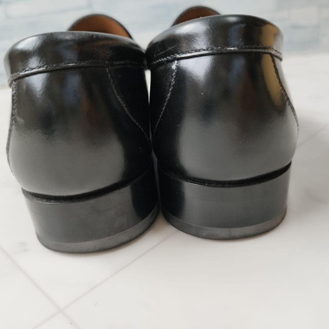 極美品　リーガル ローファー モカシン 本革 黒 24cm