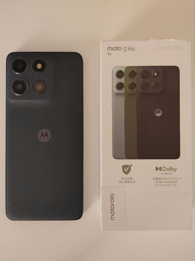 2025年夏発売 SIMフリー moto g66j 128GB