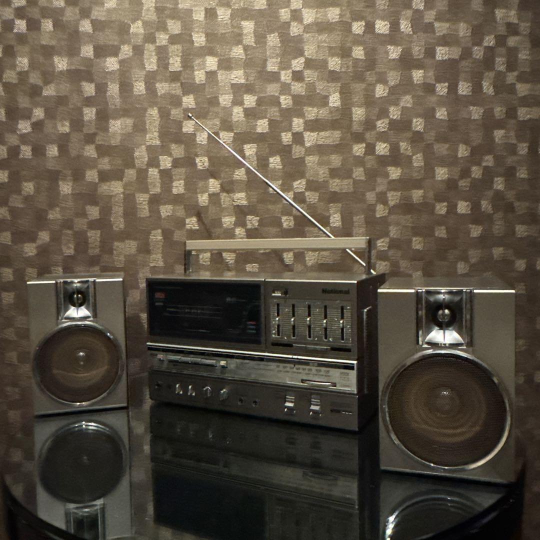 National RX-C45 分離型ラジカセ FM/AMラジオOK昭和レトロ