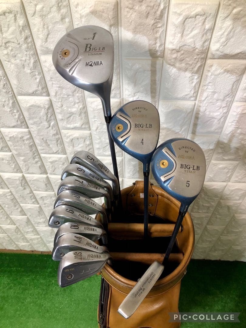 初心者おすすめ☆メンズ ゴルフクラブセット☆ホンマ☆キャディバッグ付
