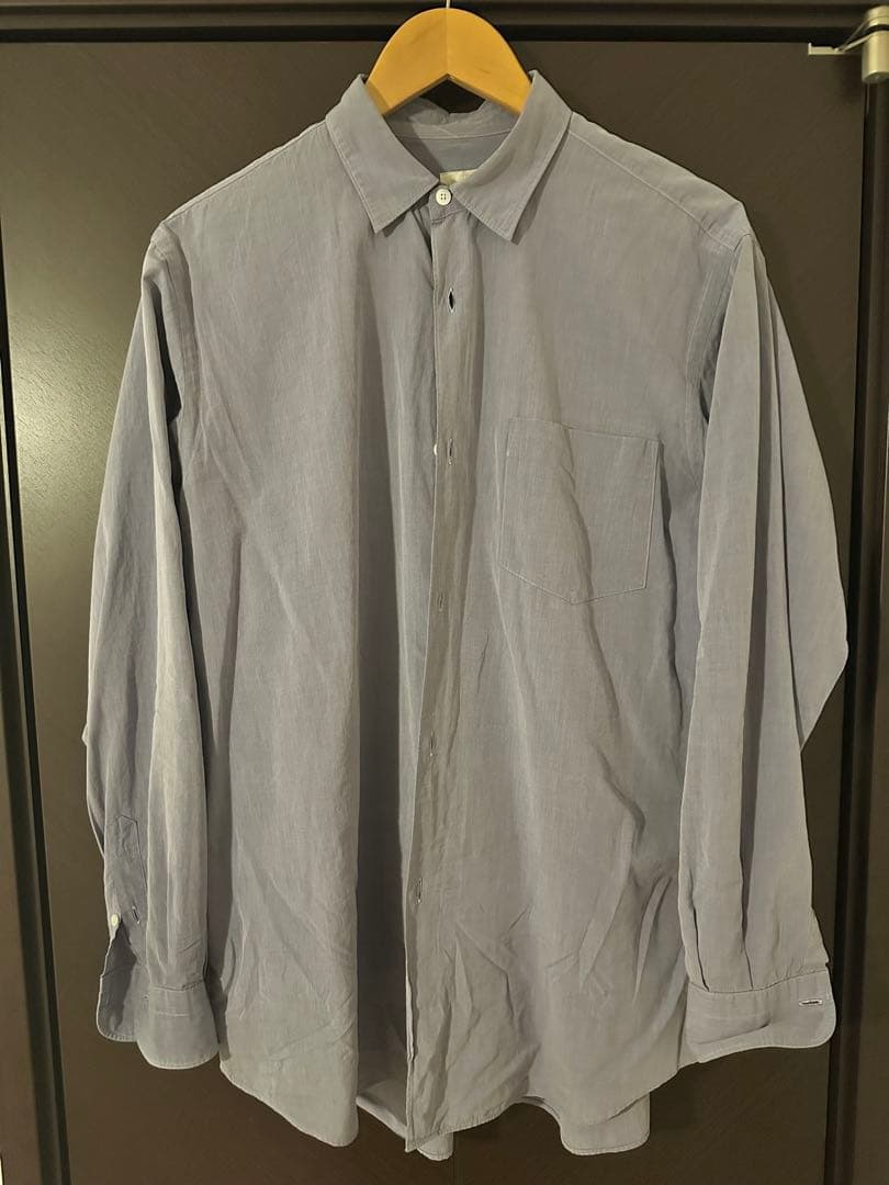 COMOLIシャツ　SAX 3