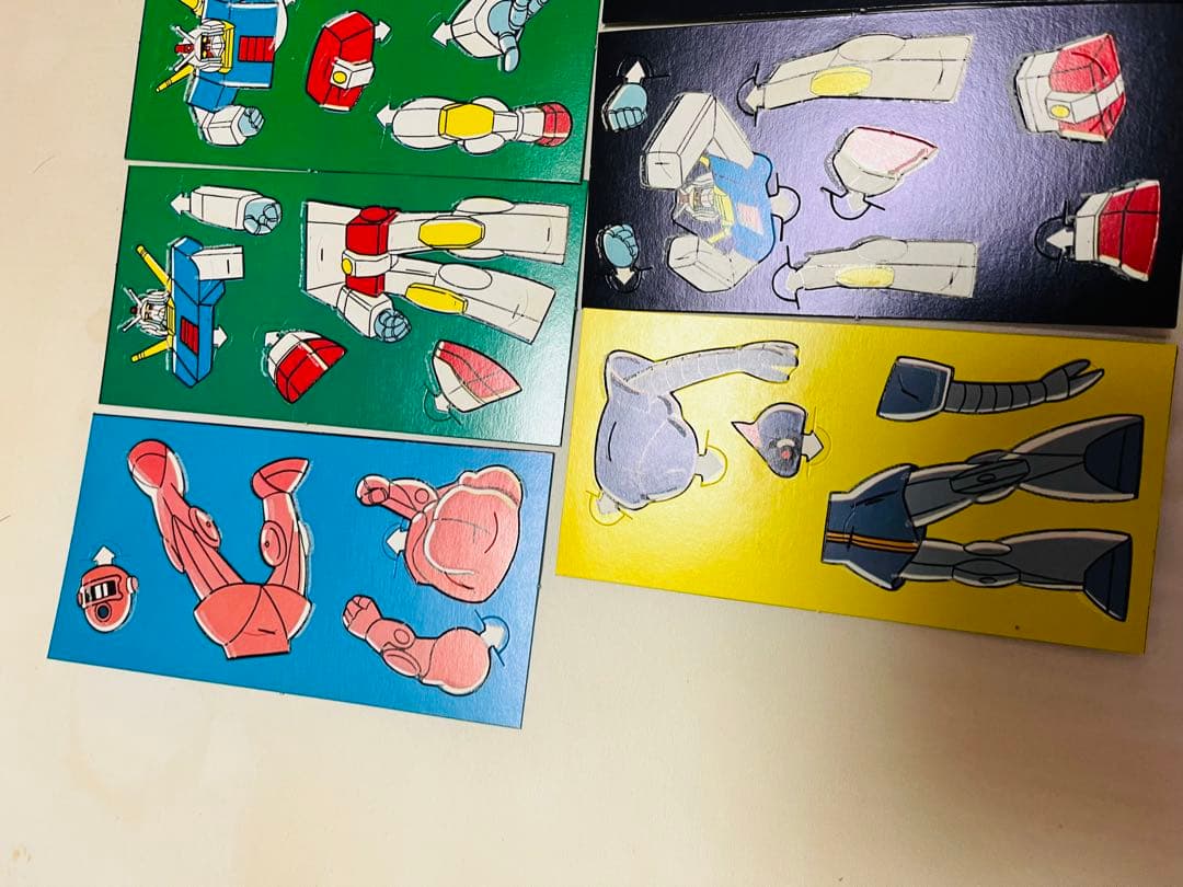 超激レア❗️ガンダム 型抜き 厚紙 モビルスーツ カード 13枚セット