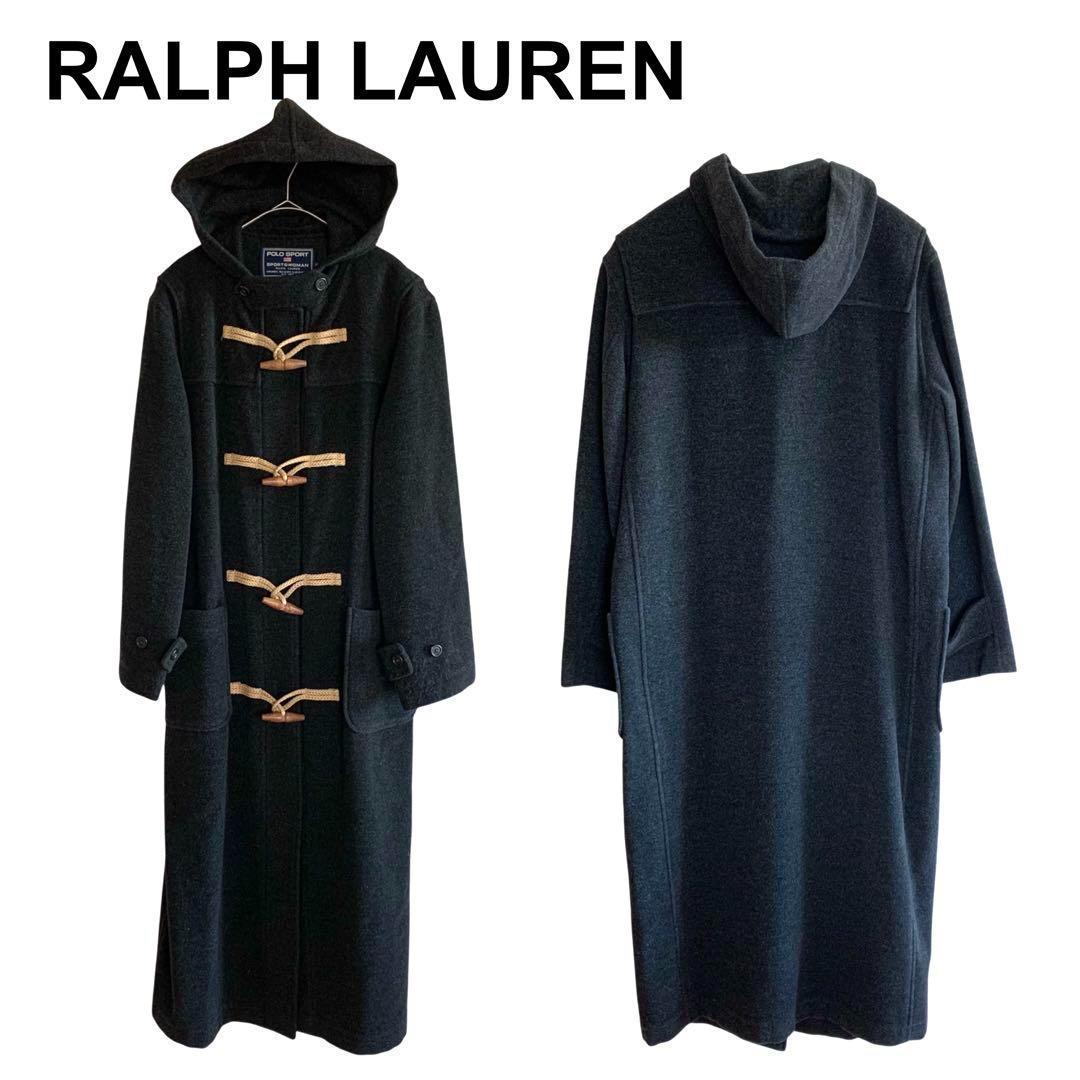 ラルフローレン ウール メルトン ロング ダッフルコート ビンテージ
