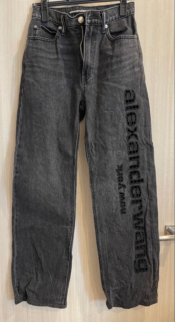 丈お直し済み（158cm）alexanderwang カットアウト　ジーンズ