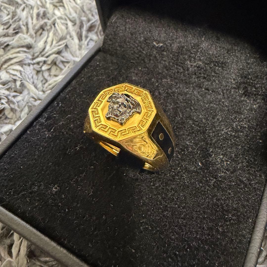 VERSACE メデューサリング ゴールド 19号
