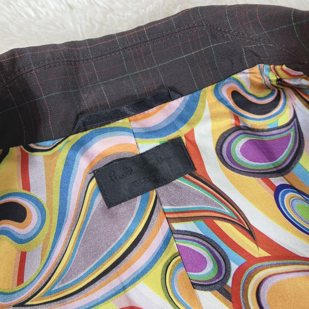 ポールスミス セットアップ スーツ 42パンツ ウール マルチカラー XL相当