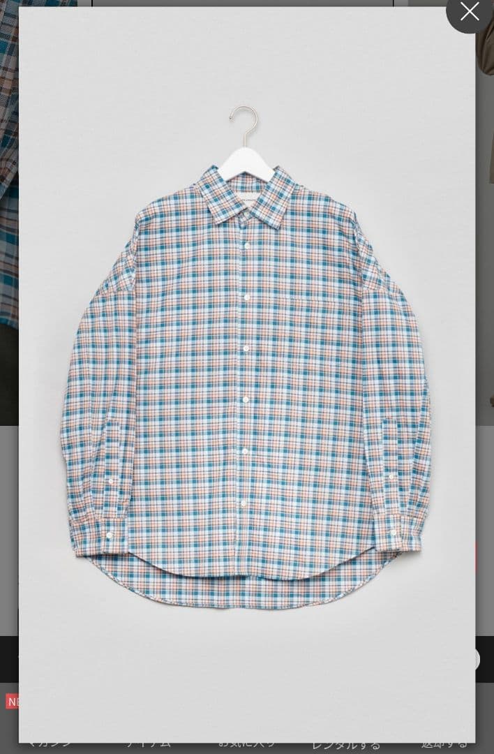 トップス TENT SHIRT SOKTAS OXFORD CHECK