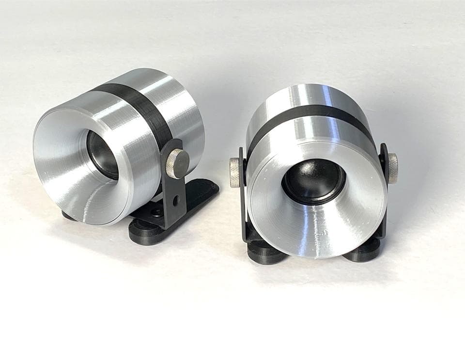 アドオン■高能率97dBホーンツイーター2個セット■シルバーGHS01