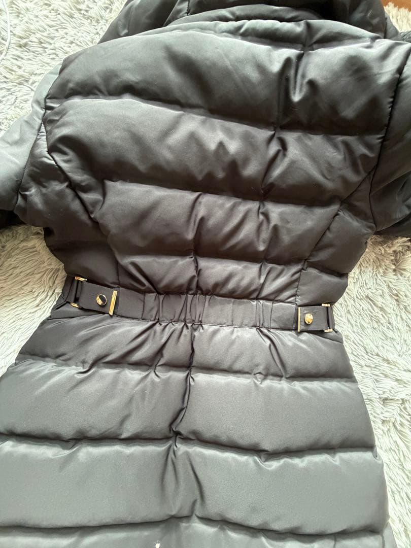 ZARA ザラ ダウンジャケット ボア ファー付き ブラック