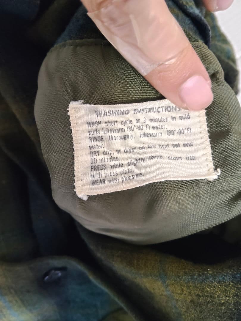 60's Pendleton ボードシャツ 開襟 フラップ付き ペンドルトン