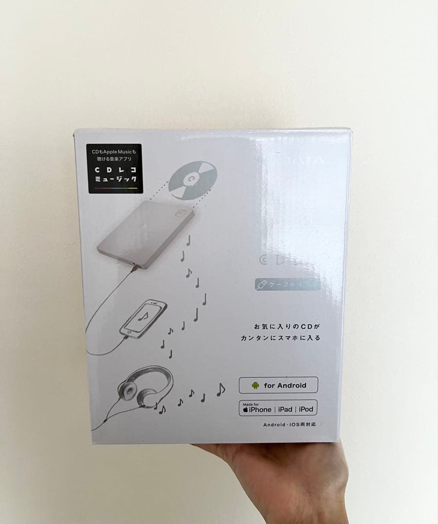 I-O DATA（アイ・オー・データ）CDレコ（CDレコーダー）　スマホ