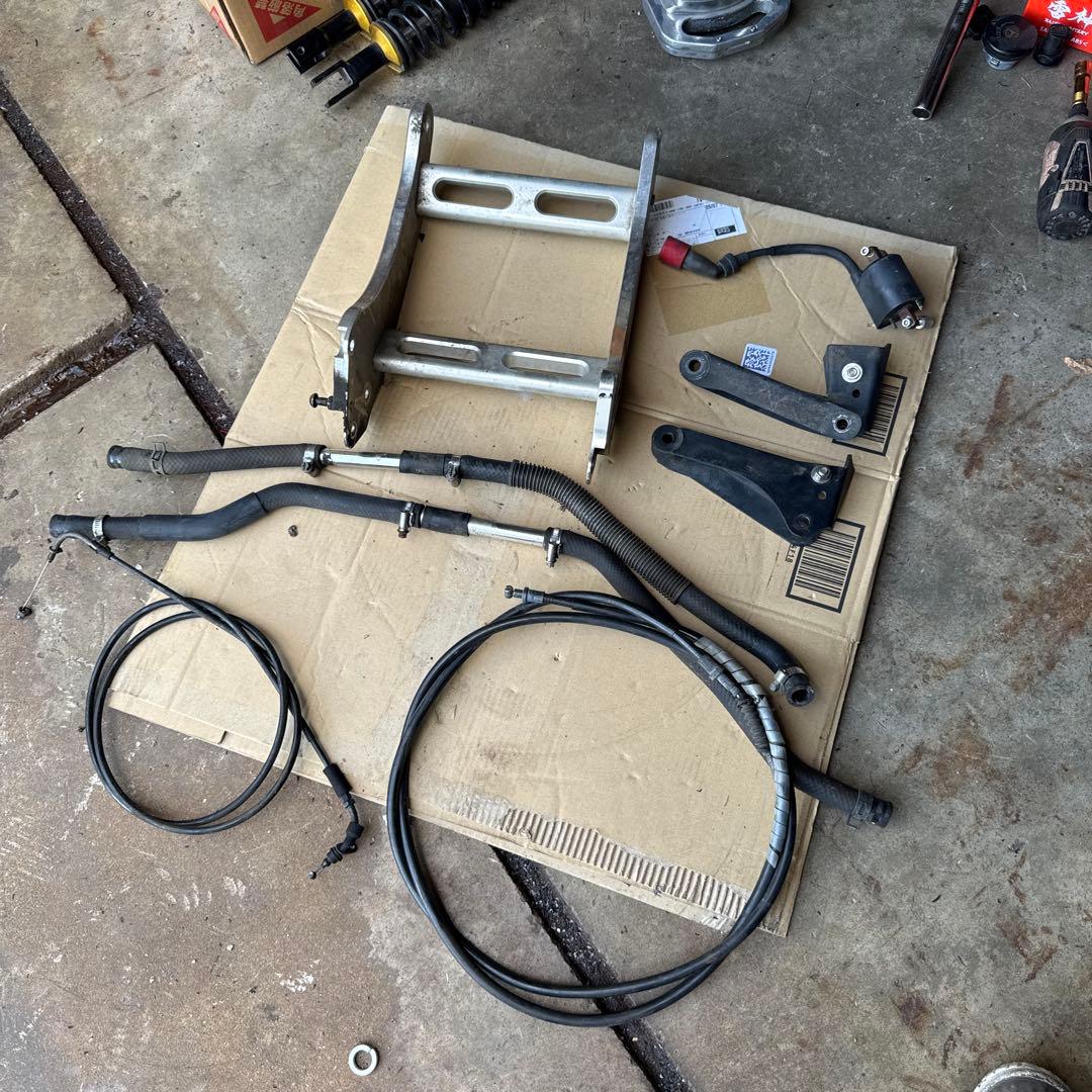 たなーか　マジェスティー125fi ハリケーン製？150mmロンホイキット