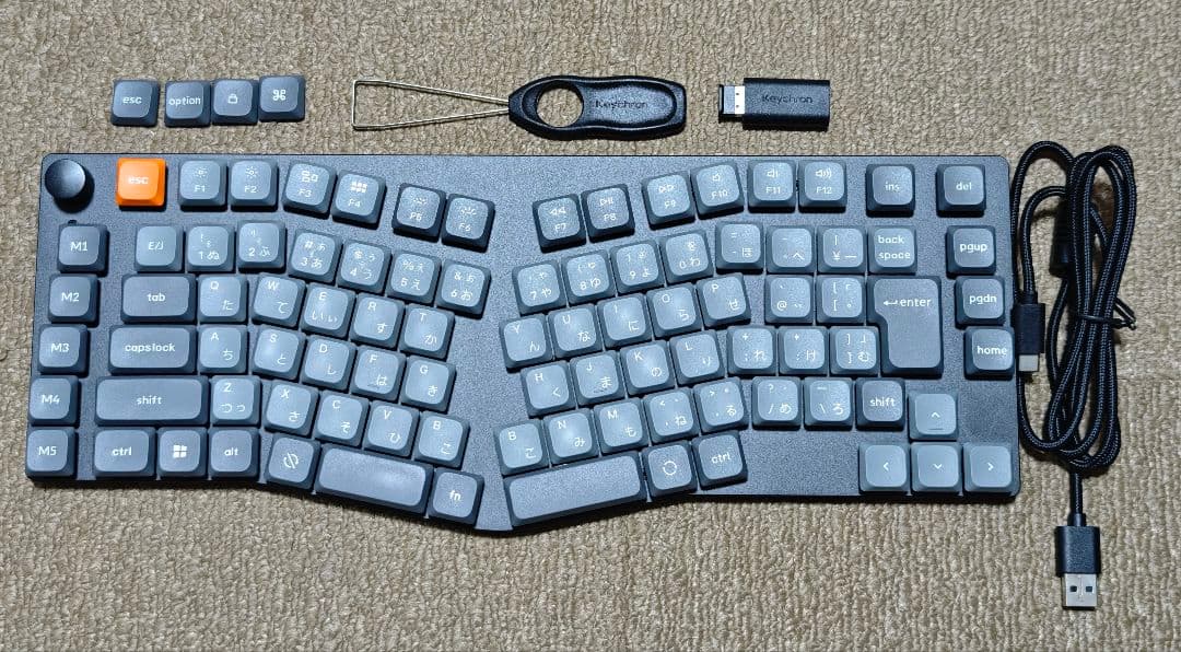 Keychron K15 Max (Aliceレイアウト) 日本語配列 赤軸