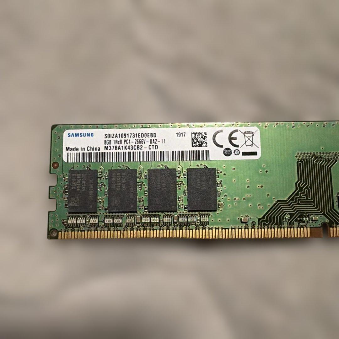 SAMSUNG DDR4 8GB メモリ 5枚セット