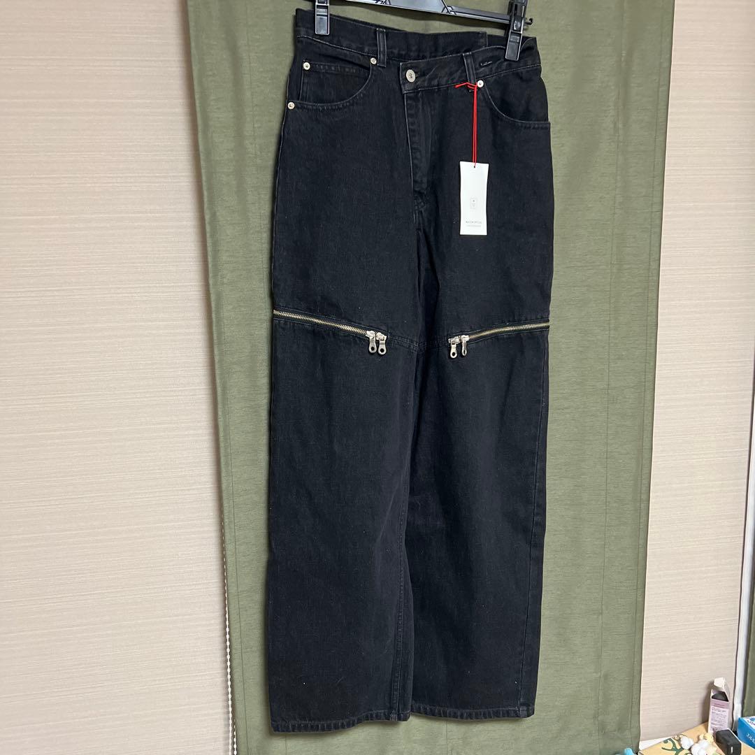 し*お様 試着のみ メゾンスペシャル デニム ファスナー パンツ38