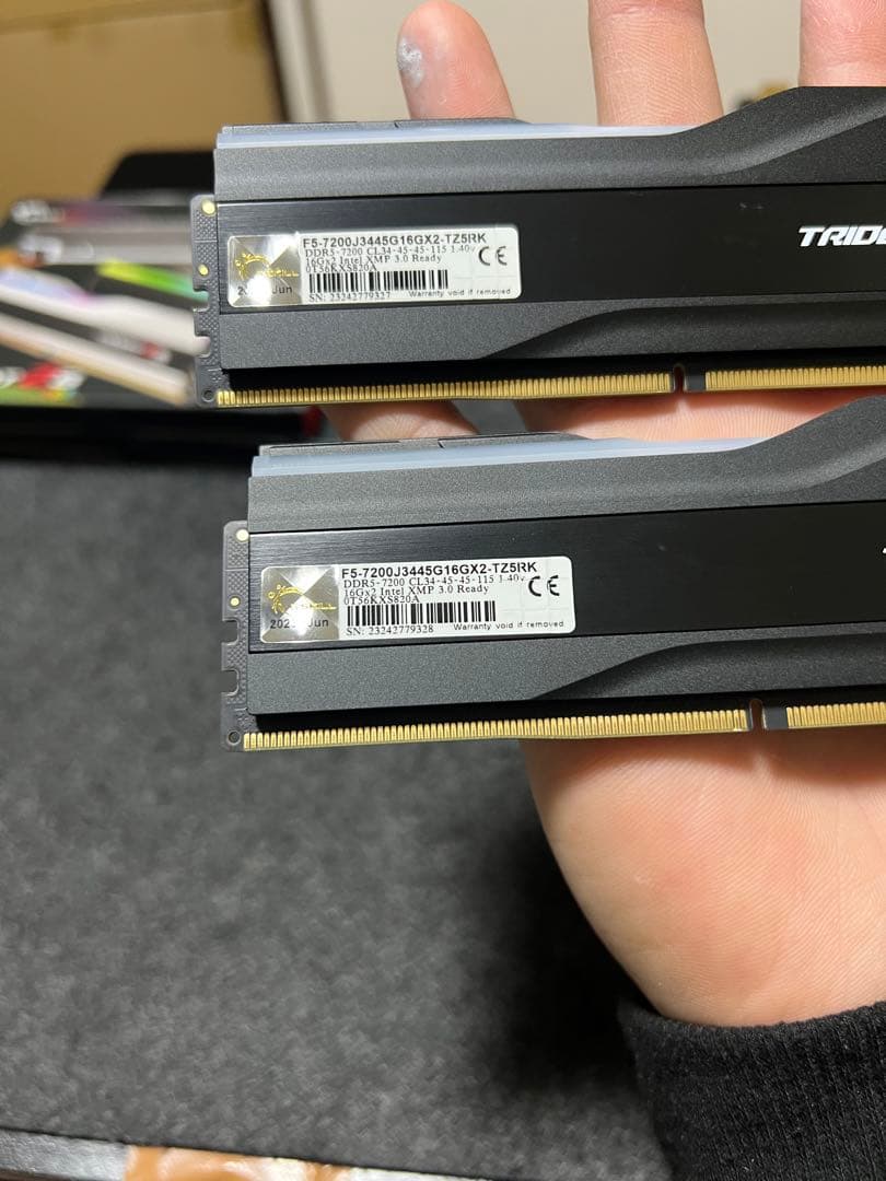 G.SKILL TRIDENT Z5 DDR5-7200 16GB 2枚セット